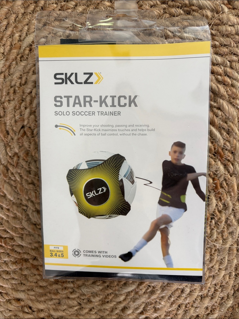 SKLZ Star-Kick Solo Soccer Trainer - Black/Yellow